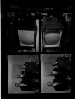 Television for Ad.; Three unidentified men (4 Negatives) (April 30, 1954) [Sleeve 116, Folder d, Box 3]